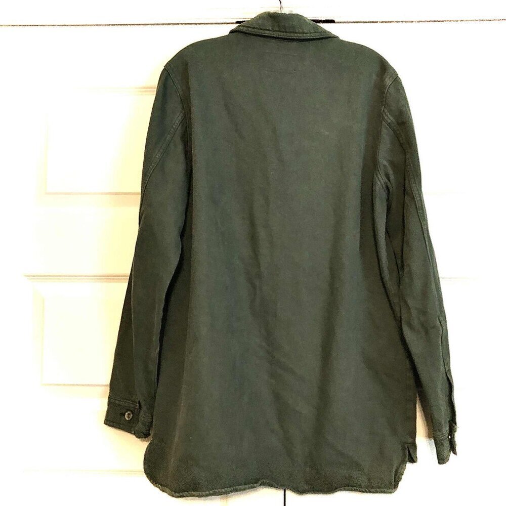 OLD NAVY Relaxed-fit Workwear Utility Jacket Shacket Forest Shade M - Picture 5 of 7